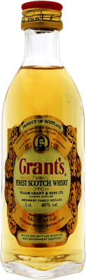 7,95 € | Виски смешанные Grant & Sons Grant's Объединенное Королевство миниатюрная бутылка 5 cl