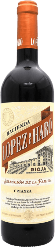 Бесплатная доставка | Красное вино Hacienda López de Haro Selección de la Familia старения D.O.Ca. Rioja Испания 75 cl