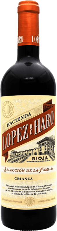 9,95 € | Vino rosso Hacienda López de Haro Selección de la Familia Crianza D.O.Ca. Rioja Spagna 75 cl