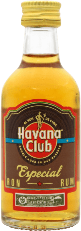 Envoi gratuit | Rhum Havana Club Especial Cuba Bouteille Miniature 5 cl