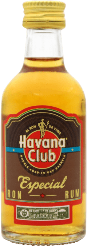 3,95 € Spedizione Gratuita | Rum Havana Club Speciale Bottiglia Miniatura 5 cl