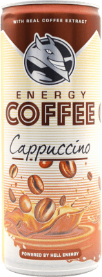 Бесплатная доставка | Безалкогольные напитки Hell Bebida Energética Energy Coffee Cappuccino Венгрия Мини-бутылка 25 cl