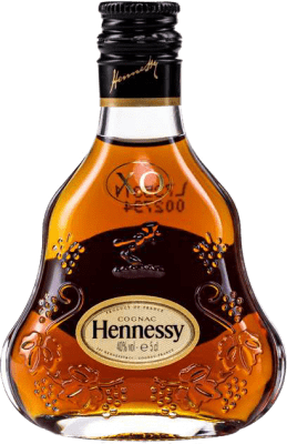 Kostenloser Versand | Cognac Hennessy XO Extra Old Extra Gereift A.O.C. Cognac Frankreich Miniaturflasche 5 cl