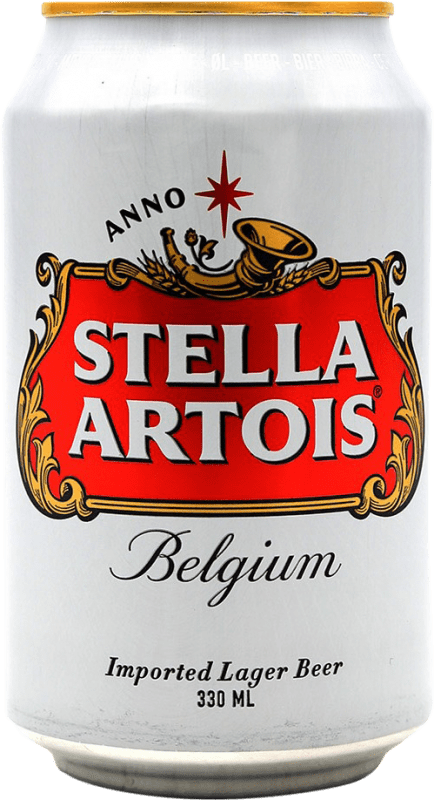 Envoi gratuit | Bière Interbrew Stella Artois Belgique Canette 33 cl Envoi gratuit | Bière Interbrew Stella Artois Belgique Canette 33 cl