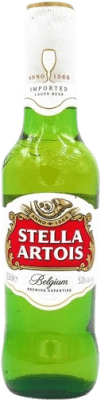 Bier Interbrew Stella Artois Drittel-Liter-Flasche 33 cl