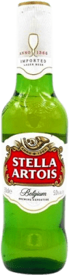 Бесплатная доставка | Пиво Interbrew Stella Artois Бельгия Бутылка на треть 33 cl
