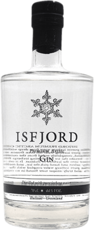 Envoi gratuit | Gin Isfjord Artic Premium Danemark 70 cl