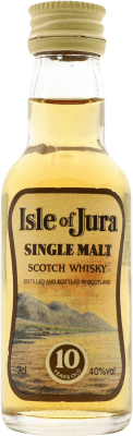 Single Malt Whisky Isle of Jura Spécimen de Collection 10 Ans Bouteille Miniature 4 cl