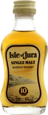 Whisky Single Malt Isle of Jura 10 Anos Garrafinha Miniatura 5 cl Exemplar de colecionador Não Próprio para Consumo