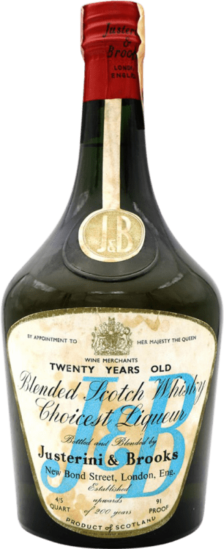 1 285,95 € | Whisky Blended J&B Choicest Liqueur Reino Unido 20 Anos 70 cl Exemplar de colecionador Não Próprio para Consumo