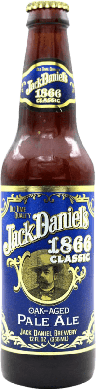 137,95 € Kostenloser Versand | Bier Jack Daniel's 1866 Pale Ale, Klassisch Drittel-Liter-Flasche 35 cl