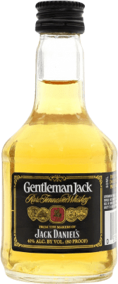 Виски Бурбон Jack Daniel's Gentleman Jack 3rd Generation Коллекционный образец миниатюрная бутылка 5 cl