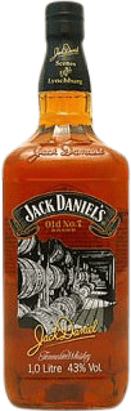 送料無料 | バーボンウイスキー Jack Daniel's Scenes From Lynchburg Nº 10 アメリカ 1 L コレクターズアイテム 飲食不可