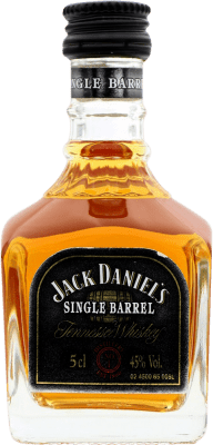 52,95 € | Виски Бурбон Jack Daniel's Single Barrel Соединенные Штаты миниатюрная бутылка 5 cl