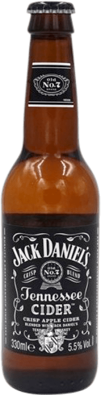 Envío gratis | Sidra Jack Daniel's Estados Unidos Botellín Tercio 33 cl Manzana