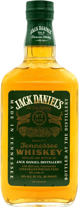 183,95 € 免费送货 | 波本威士忌 Jack Daniel's 半瓶 37 cl