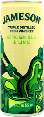 2,95 € Envío gratis | Whisky Blended Jameson Ginger Ale & Lime Lata 25 cl