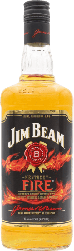 38,95 € | Whisky Bourbon Jim Beam Fire Estados Unidos 1 L