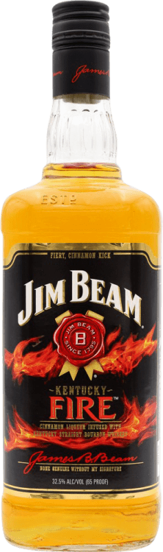 送料無料 | ウイスキー バーボン Jim Beam Fire アメリカ 1 L