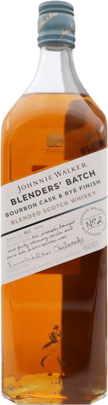 Free Shipping | Whisky Blended Johnnie Walker Blender's Batch Bourbon Cask & Rye Finish United Kingdom 1 L