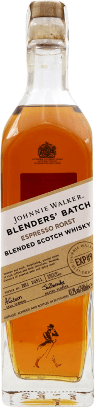 Envoi gratuit | Blended Whisky Johnnie Walker Blender's Batch Espresso Roast Royaume-Uni Bouteille Medium 50 cl