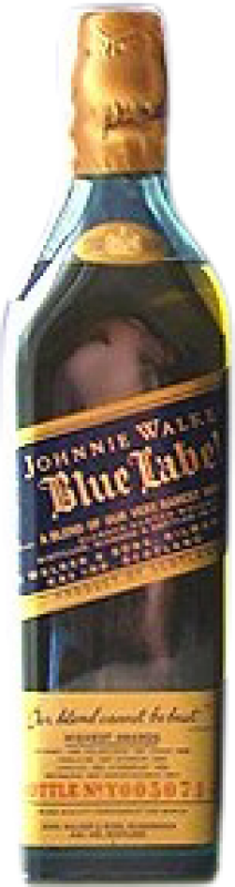Free Shipping | Blended Whisky Johnnie Walker Blue Label Perfect Serve United Kingdom Small Bottle 20 cl