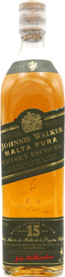 Single Malt Whisky Johnnie Walker Malta Pura 15 Ans 70 cl