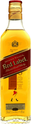7,95 € | Купажированный виски Johnnie Walker Red — Красная версия Объединенное Королевство Мини-бутылка 20 cl