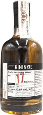 ウイスキーシングルモルト Kininvie 17 年 3分の1リットルのボトル 35 cl