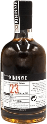 ウイスキーシングルモルト Kininvie 23 年 3分の1リットルのボトル 35 cl