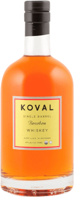 Free Shipping | Bourbon Whisky Koval United Kingdom Medium Bottle 50 cl