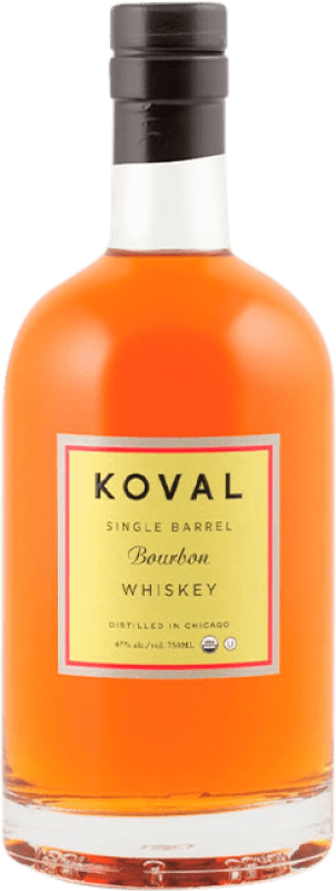 Envio grátis | Whisky Bourbon Koval Reino Unido Garrafa Medium 50 cl