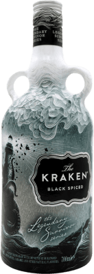Rum The Kraken Black Spiced Legendary Survivor Series Ceramic Porcelain — Porcellana Ceramica 70 cl