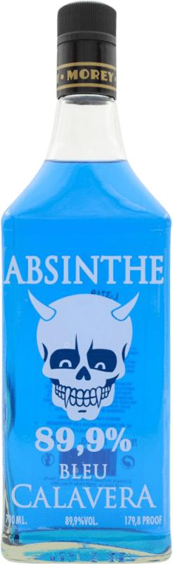 Envio grátis | Absinto La Calavera Azul Espanha 70 cl