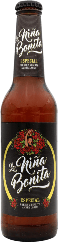 Envio grátis | Cerveja La Niña Bonita Espanha Garrafa Terço 33 cl