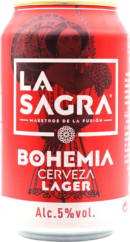2,95 € Envoi gratuit | Bière La Sagra Bohemia Lager Canette 33 cl