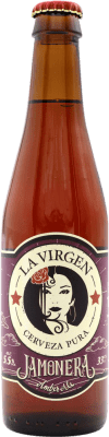 Cerveja La Virgen. Jamonera Garrafa Terço 33 cl