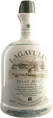 威士忌单一麦芽威士忌 Lagavulin Cerámica 15 岁 70 cl