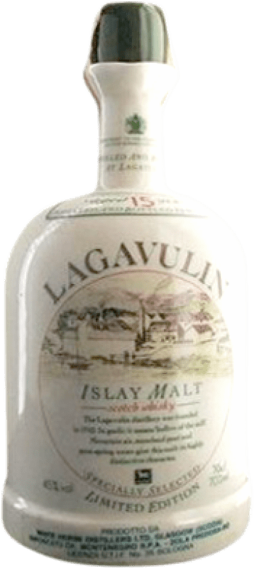 1 224,95 € Бесплатная доставка | Виски из одного солода Lagavulin Cerámica 15 Лет