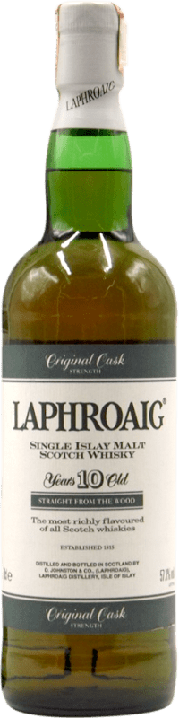 1 443,95 € Envio grátis | Whisky Single Malt Laphroaig Cask Strength — Força de Barrica 10 Anos