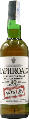 Whisky Single Malt Laphroaig Cask Strength — Força de Barrica 10 Anos
