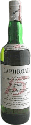 Whisky Single Malt Laphroaig Unblended Cinzano Collector's Specimen 15 Years