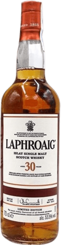 Envoi gratuit | Single Malt Whisky Laphroaig Royaume-Uni 30 Ans 70 cl