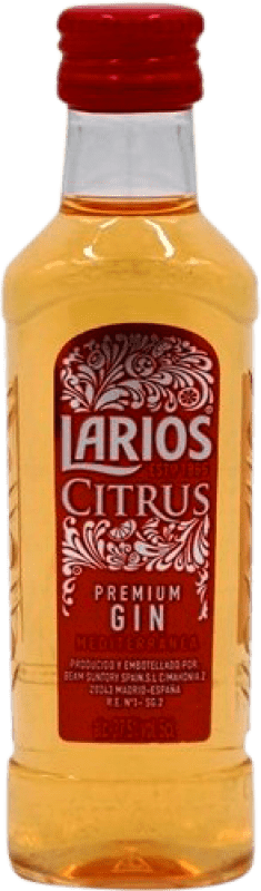 1,95 € Envío gratis | Ginebra Larios Citrus Botellín Miniatura 5 cl