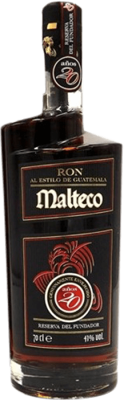 免费送货 | 朗姆酒 Licorera Quezalteca Malteco 巴拿马 20 岁 70 cl