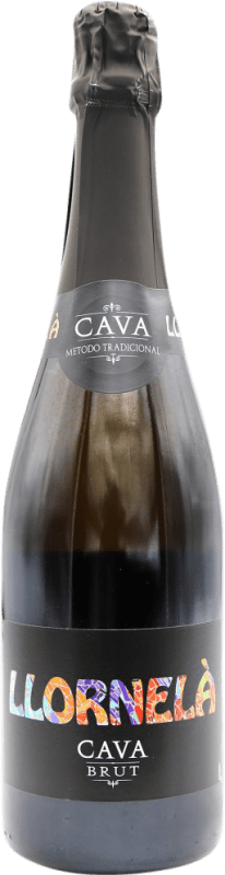 Бесплатная доставка | Белое игристое Llornelá брют D.O. Cava Испания 75 cl