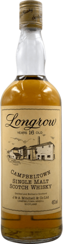 Kostenloser Versand | Whiskey Single Malt Longrow Sammlerexemplar Großbritannien 16 Jahre 70 cl