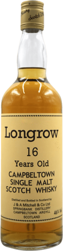 Free Shipping | Whisky Single Malt Longrow Collector's Specimen United Kingdom 16 Years 70 cl