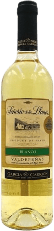 2,95 € 免费送货 | 白酒 Los Llanos Señorío Blanco D.O. Valdepeñas
