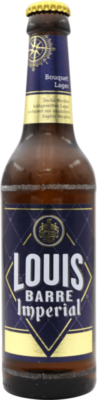 Kostenloser Versand | Bier Louis. Barre Lager, Imperial Belgien Drittelliterflasche 33 cl